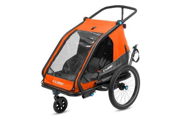CUBE Kinder Fahrradanh&auml;nger Double CMPT X Actionteam