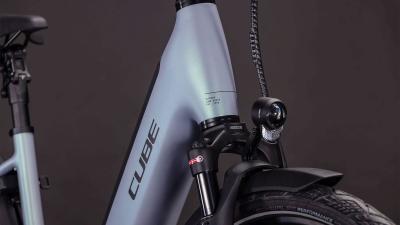 Cube Supreme Hybrid Deluxe SLX 600 seagrey'n'black Gr&ouml;&szlig;e: Easy Entry 46 cm Produktbild 6