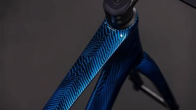 Cube Litening AIR C:68X Frameset liquidbluegrid'n'chrome Gr&ouml;&szlig;e: 58 cm Produktbild 1