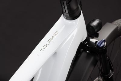 Cube Touring Hybrid ONE 600 metallicwhite'n'chrome Gr&ouml;&szlig;e: 58 cm Produktbild 1