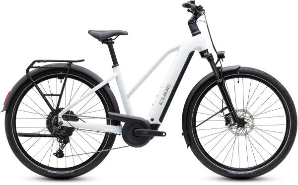 Cube Touring Hybrid ONE 600 metallicwhite'n'chrome Gr&ouml;&szlig;e: Trapeze 50 cm