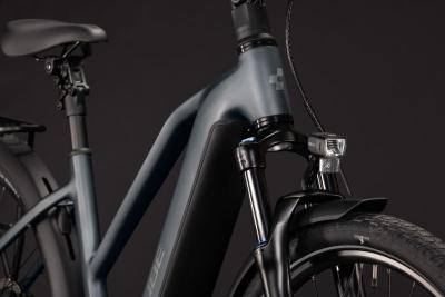 Cube Touring Hybrid Deluxe SLX 800 slabgrey'n'chrome Gr&ouml;&szlig;e: Trapeze 46 cm Produktbild 5