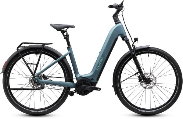 Cube Touring Hybrid Deluxe SLX 800 greengranit'n'green Gr&ouml;&szlig;e: Easy Entry 54 cm
