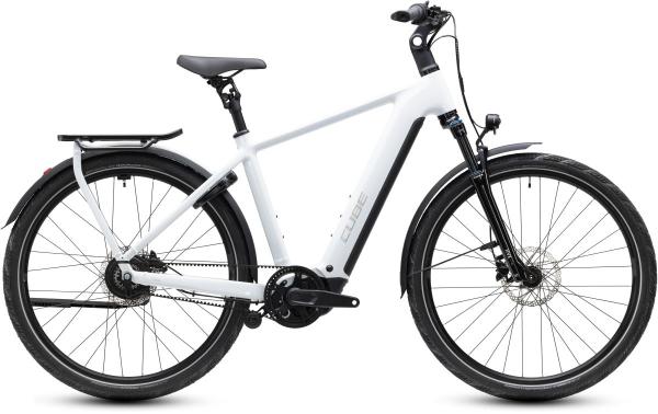 Cube Kathmandu Hybrid Deluxe Pro 800 metallicwhite'n'chrome Gr&ouml;&szlig;e: 58 cm