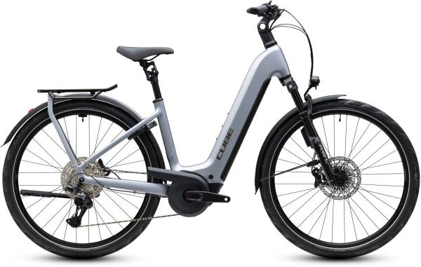 Cube Kathmandu Hybrid EXC 800 slategrey'n'chrome Gr&ouml;&szlig;e: Easy Entry 62 cm