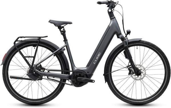 Cube Supreme Hybrid Deluxe SLT 600 slabgrey'n'chrome Gr&ouml;&szlig;e: Easy Entry 54 cm