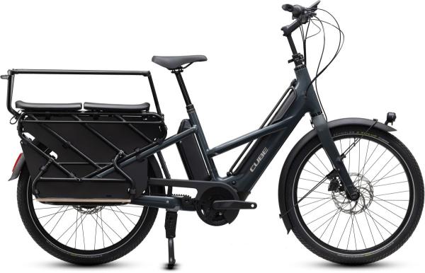 Cube Longtail Hybrid Deluxe Family 800 shadowgrey'n'grey Gr&ouml;&szlig;e: 26": ONE SIZE