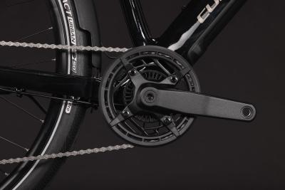 Cube Editor Hybrid ONE 360 FE black'n'irongrey Gr&ouml;&szlig;e: Trapeze 58 cm Produktbild 2
