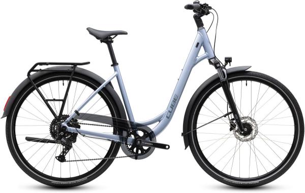 Cube Touring ONE silverblue'n'reflex Gr&ouml;&szlig;e: Easy Entry 46 cm