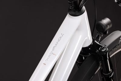 Cube Kathmandu Pro metallicwhite'n'chrome Gr&ouml;&szlig;e: Trapeze 54 cm Produktbild 1