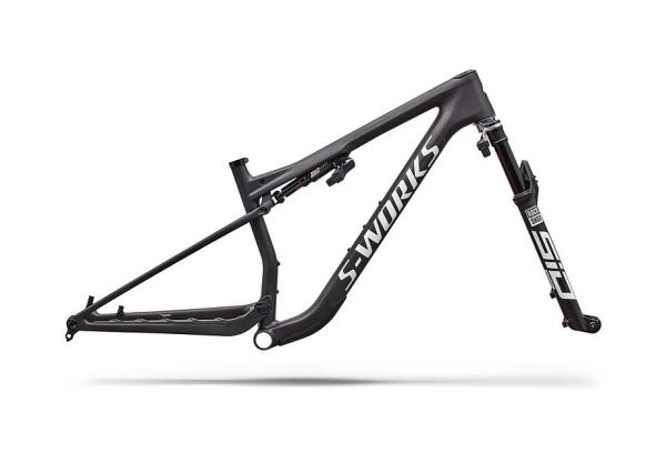 Specialized S-Works Epic 9 Frameset SATIN CARBON / METALLIC WHITE SILVER M