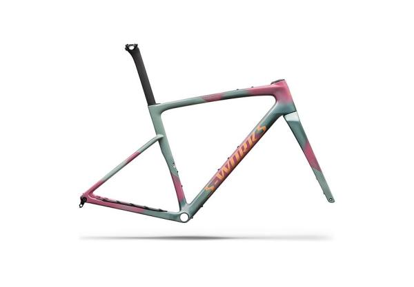 Specialized S-Works Crux 5 Frameset - FACT 12r Carbon Agave Grey/Photon Tint over Silver Dust 56
