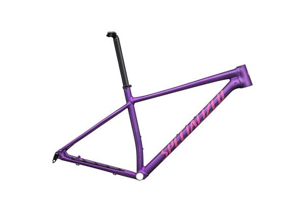 Specialized Chisel Hardtail Frameset Gloss Purple Tint Linear Brushed / Rebel Pink L