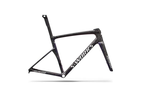 Specialized S-Works Tarmac SL9 Frameset - FACT 12r Carbon GLOSS CARBON / RED TO BLUE PEARL / WHITE 54