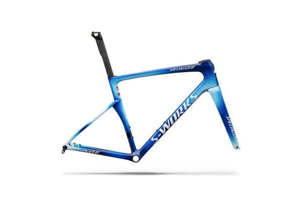 Specialized S-Works Tarmac SL9 Team Replica Frameset - Soudal Quick-Step GLOSS BLUE ONYX / COBALT / MORNING MIST 49