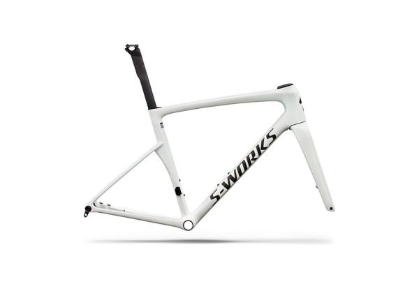 Specialized S-Works Tarmac SL9 Frameset - FACT 12r Carbon GLOSS WHITE SILVER METALLIC / OBSIDIAN METALLIC 54