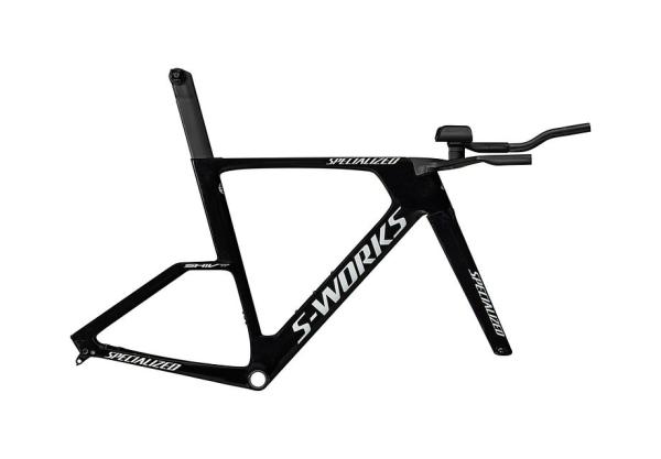 Specialized S-Works Shiv TT Disc Module - FACT 11r Carbon Gloss Tarmac Black / Metallic White Silver S