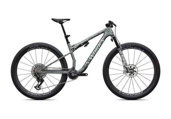 Specialized S-Works Epic 9 GLOSS METALLIC OBSIDIAN MULTI COLOR DRY IMPASTO/ METALLIC WHITE SILVER L