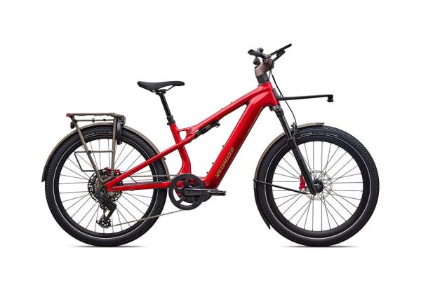 Specialized Turbo Vado 3 X 6.0 GLOSS RUBY METALLIC / GLOSS GOLD FOIL XL
