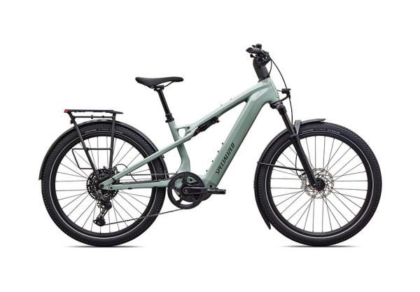 Specialized Turbo Vado 3 X 4.0 GLOSS AGAVE GREY / OAK GREEN METALLIC / BRUSHED CHROME DECAL XL
