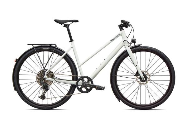 Specialized Sirrus X 3.0 Step-Through EQ GLOSS METALLIC WHITE SILVER / METALLIC DEEP MARINE FROST REFLECTIVE XS