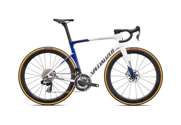 Specialized Tarmac SL9 S-Level - SRAM RED AXS GLOSS WHITE / MAJESTY BLUE METALLIC / BLACK 56