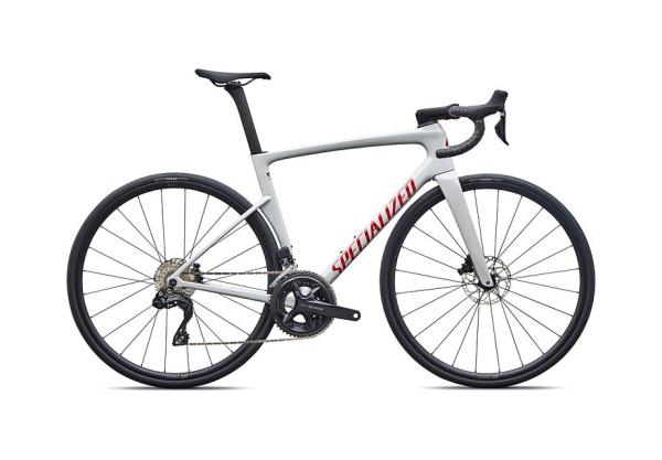 Specialized Tarmac SL9 Comp - Shimano 105 Di2 GLOSS DOLOMITE METALLIC / CAYENNE METALLIC 58