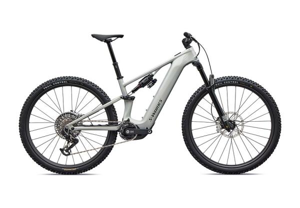 Specialized S-Works Turbo Levo R GLOSS DOLOMITE / VIAVI SILVER GREEN PEARL / OAK GREEN METALLIC S3