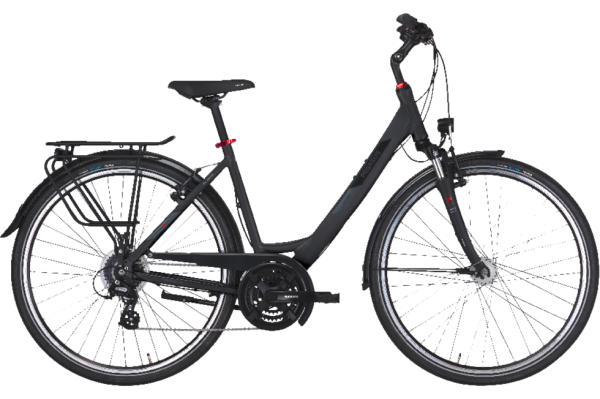 PEGASUS Solero SL 24 black matt 28 Zoll 45 cm