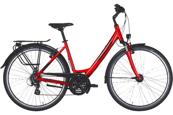 PEGASUS Solero SL 24 chrome crimson red 28 Zoll 45 cm