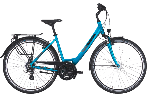 PEGASUS Solero SL 24 chrome petrol 28 Zoll 55 cm