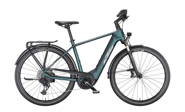 KTM MACINA SPORT 710 green purple flip matt (silver+blue) H 46cm