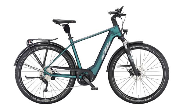 KTM MACINA GRAN 720 green purple flip matt (silver+black) H 56cm