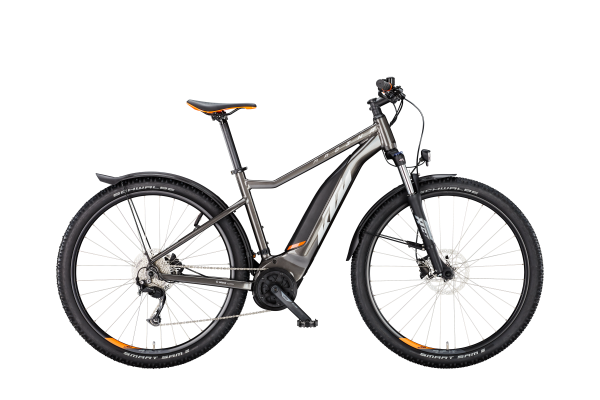 KTM MACINA RIDE 591 STREET MACHINE GREY (SILVER+ORANGE) L/48