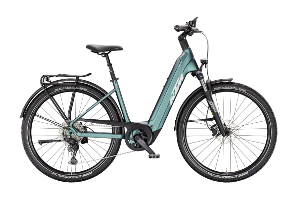 KTM MACINA GRAN 820 GREEN PURPLE FLIP MATT (SILVER+BLACK) US 46