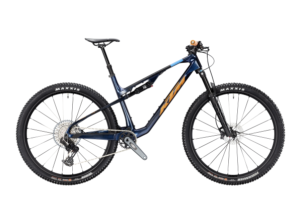 KTM SCARP MT MASTER TRANSPARENT BLUE ON CARBON (ORANGE+BLUE+BLACK SAND) M/43