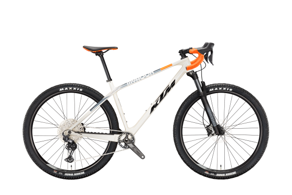 KTM X-MYROON PRO OPAL WHITE (BLACK+ORANGE) L/48