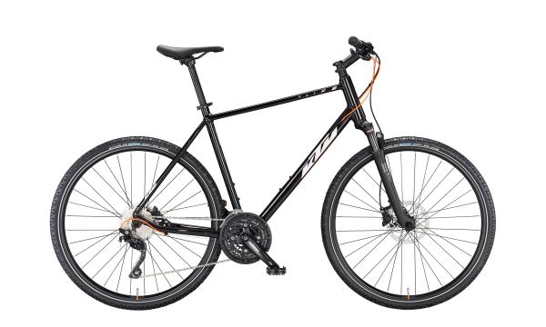KTM X-LIFE ACTION flaming black (silver+orange matt) H 56cm