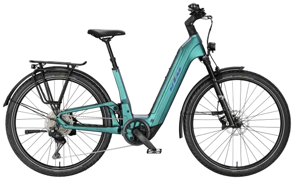 KTM MACINA STYLE FS PRIME Di2 green purple flip matt 46 cm